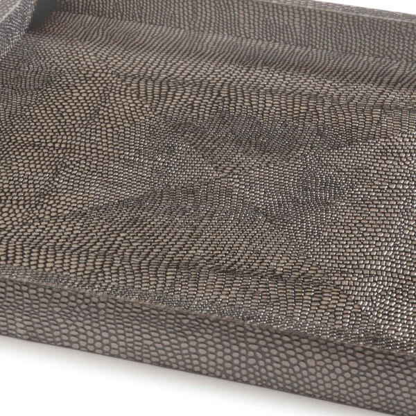 Square Shagreen Boutique Tray